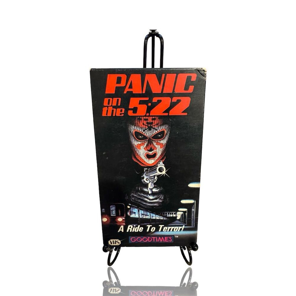 Vintage Panic on the 5:22 VHS 1974 Horror Thriller Cult Film: Goodtimes Video